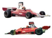 ͽ�� TLK006 ���ᥪ���å� 1/24 �ե��顼�� FERRARI 312 T Race of Champions / BRDC International Trophy 1976 G. �ޥ�ƥ����� #36 ��Ω���å�