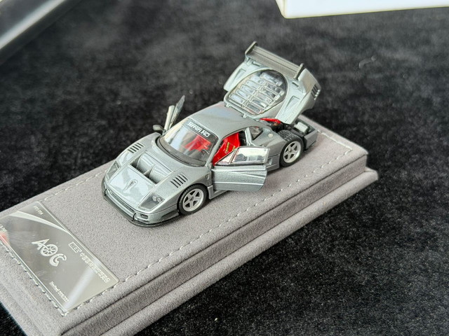新品 AOC 1/64 F40 Raw Metal , Boost Gear ミニカー通販