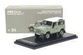 ͽ�� 610204001 AR Box [ Almost Real Model ] 1/64 ���ɥ����С� �ǥ��ե������ Land Rover Defender 90 Heritage Edition 2015 Green with White Top