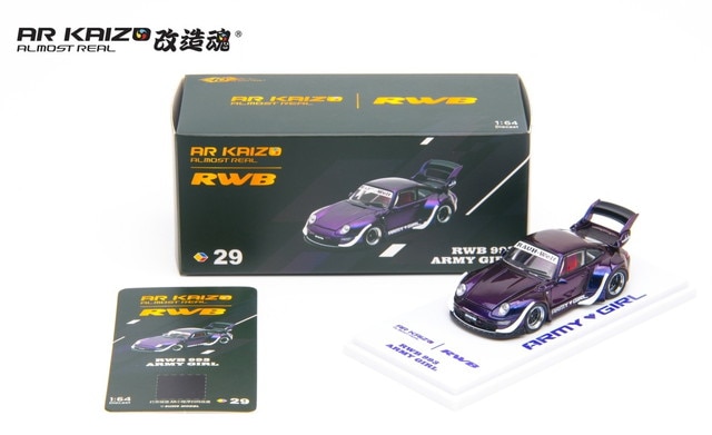 予約 6K0000201 AR KAIZO [ Almost Real Model ] 1/64 RWB 993 ARMY