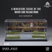 ͽ�� MO901340 MoreArt 1/64  MINIATURE SCENE OF THEWATER-SIDE VILLAGE ROAD ���� ���� ������� �������Υߥ˥������ե����奢�ϴޤߤޤ���