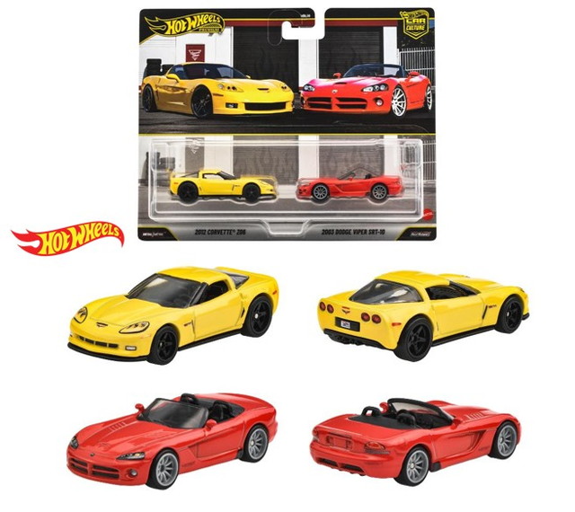 予約 JHW54-9866 ホットウィール プレミアム2パック 2012 コルベット