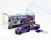 ͽ�� KS-057-674 Shadow Pro 1/64  Cadillac Escalade SUV Lightning Purple ���������꡼�դ� (LHD)