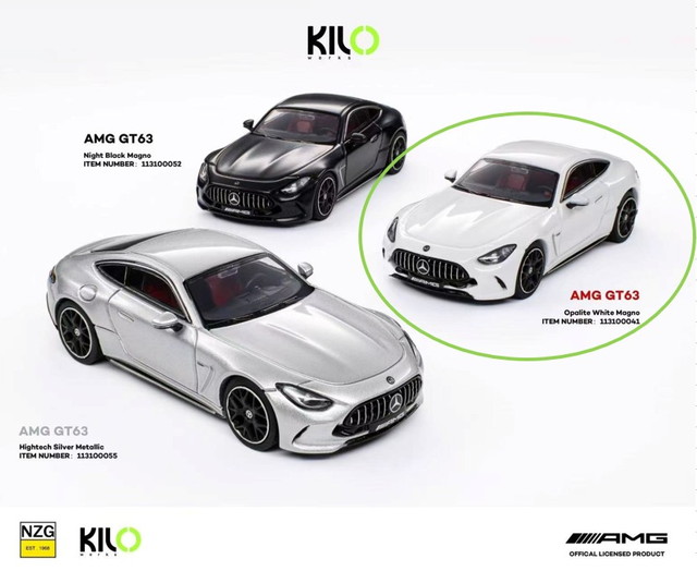 KMG様まとめ売り 予約 113100041 KILO works 1/64 メルセデス Mercedes-AMG GT 63