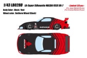 ͽ�� LB028D �ᥤ�����å�/�����ɥ��� 1/43 �ޥĥ� LB-Super Silhouette MAZDA FD3S RX-7 �֥�å�/��å�( ADVAN ) ����120��