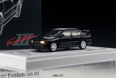 ͽ�� H-003B WHELART Wheel Art 1/64 ��ɩ ��󥵡����ܥ�塼����� Mitsubishi Evo3 Black (with Lights)