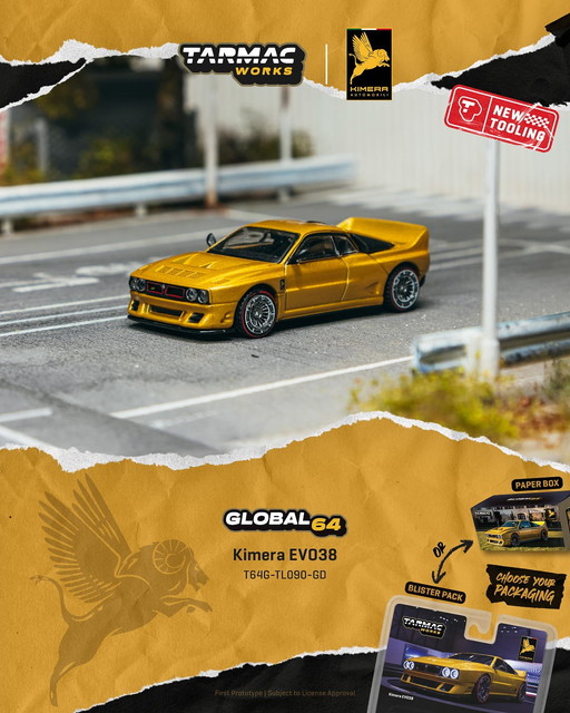 ティモリス EX　トリガー8枚セット 予約 T64G-TL090-GD Tarmac Works 1/64 Kimera EVO38 Gold , Boost