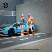 ͽ�� EHC2026062201 EHC Model 1/64  Girls In Baseball Caps And Hot Pants Duo ���˹ �ۥåȥѥ�� �� 2���� �ե����奢