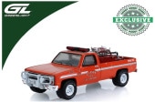 ͽ�� 30578 GreenLight 1/64 ���ܥ졼 1982 Chevrolet C20 Custom Deluxe Brush Truck - Carson Volunteer Fire Department, Carson, Virginia 