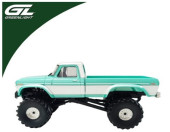 ͽ�� 86650 GreenLight 1/43 �ե����� 1979 Ford F-250 - Baby Teal Green with White Stripe 