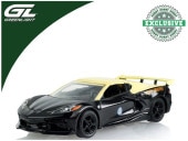 ͽ�� 30582 GreenLight 1/64 ���ܥ졼 Hot Pursuit - 2023 Chevrolet Corvette Stingray - Florida Highway Patrol 