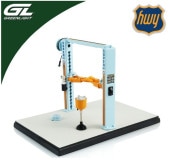 ͽ�� HWY-14322 GreenLight 1/43  Two Post Lift - Gulf ��ե�