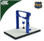 ͽ�� HWY-14323 GreenLight 1/43  Two Post Lift - Blue ��ե�