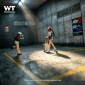 ͽ�� EHC2026062502 WT Minifactory 1/64  Airport Pick-up Girl Duo. �������� ι�� ���� ��ǥ� �ե����奢 2�Υ��å�