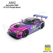 ͽ�� 114600004 KILOworks 1/64 ��륻�ǥ� Mercedes AMG GT 63 Nuerburgring 24 Hours Endurance Race 2025 #17 Purple Beast