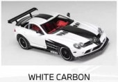 ͽ��  YS 1/64  Benz SLR ��¤ WHITE CARBON