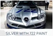 ͽ��  YS 1/64  Benz SLR ��¤ SILVER WITH 722 PAINT