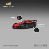 ͽ�� CM64-ViperZBII-02B CM-Model 1/64 ���å� Dodge �Х��ѡ� ACR(ZBII) �֥�å�/��å� 