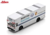 ͽ�� 43U00130 ���女�� 1/43 ��륻�ǥ� �٥�� 1974 Mercedes Benz O317 race car transporter 