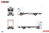 ͽ�� 03-2067 WSI 1/50   White Line DAF XD SH �������饤�ȡ������ɥ�����ɥ��ա��ܥå����ȥ�å� 4��2