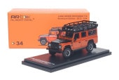 ͽ�� 610301001 AR Box [ Almost Real Model ] 1/64 ���ɥ����С� �ǥ��ե������ Land Rover Defender 110 Adventure Lava Orange