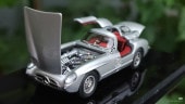 ͽ��  YS Model 1/64 ��륻�ǥ� �٥�� Mercedes-Benz 300SLR �����ڡ��ե볫�� Silver Red Interior