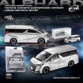 ͽ�� MM64-Alphard-004 ModelModel MM 1/64 �ȥ西 ����ե����� Toyota Alphard ��¤ Liquid Metallic Silver