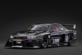 ͽ�� IG4135 �����˥å�����ǥ� 1/18 ���� LB-ER34 Super Silhouette SKYLINE Black 