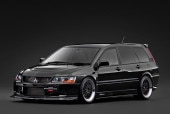 ͽ�� IG4252 �����˥å�����ǥ� 1/18 ��ɩ Mitsubishi Lancer Evolution Wagon MR (CT9W) Black 