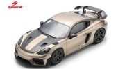 ͽ�� 18S1098 ���ѡ��� 1/18 �ݥ륷�� Porsche Cayman GT4 RS - Gold bronze metallic with Weissach package 