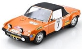 ͽ�� 18S1231 ���ѡ��� 1/18 �ݥ륷�� Porsche 914/6 #7 3rd Monte Carlo Rally 1971 B.Waldegard - H. Thorszelius 