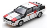 ͽ�� 18S1042 ���ѡ��� 1/18 �����ǥ� Audi Quattro #0 Rallye Urbibel Algarve 1980 H. Mikkola - A. Hertz 