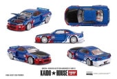 ͽ�� KHMG294 TSM MINI-GT x KAIDO HOUSE 1/64 ���� Nissan �������饤�� GT-R R34 Kaido House Flames V1 (���ϥ�ɥ�) 
