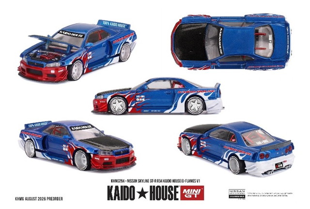予約 KHMG294 TSM MINI-GT x KAIDO HOUSE 1/64 日産 Nissan