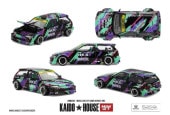 ͽ�� KHMG303 TSM MINI-GT x KAIDO HOUSE 1/64 �ۥ�� Honda ���ӥå� EF Kaido Works HKS (���ϥ�ɥ�� 