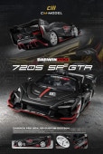 ͽ�� CM64-720se GTR-02 CM MODEL 1/64 �ޥ��顼��� 20Se2 GTR Darwin PRO ����������ץ� �ޥ졼�������� Custom Black