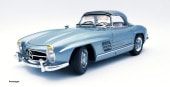 ��� M-283 CMC 1/18 ��륻�ǥ� �٥�� Mercedes-Benz 300 SL, W198, Hardtop, blue ������1000pcs. 