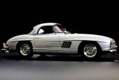 ��� M-330 CMC 1/18 ��륻�ǥ� �٥�� Mercedes-Benz 300 SL, W198, Roadster open (silver) 