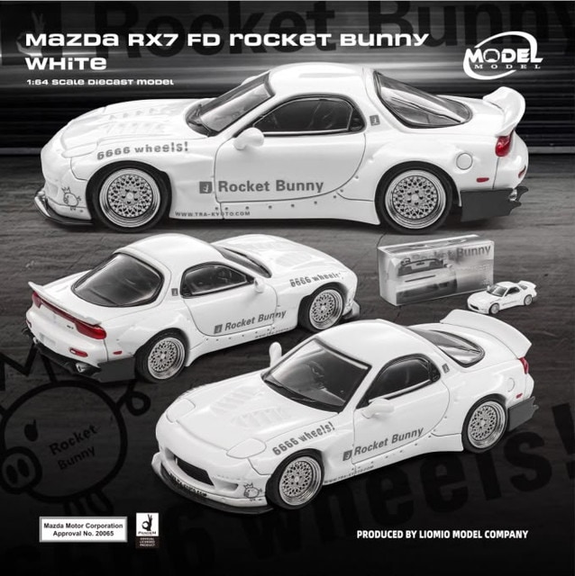 予約 MM64-RX7FDR-002 Modelmodel 1/64 マツダ Mazda RX7 FD Rocket