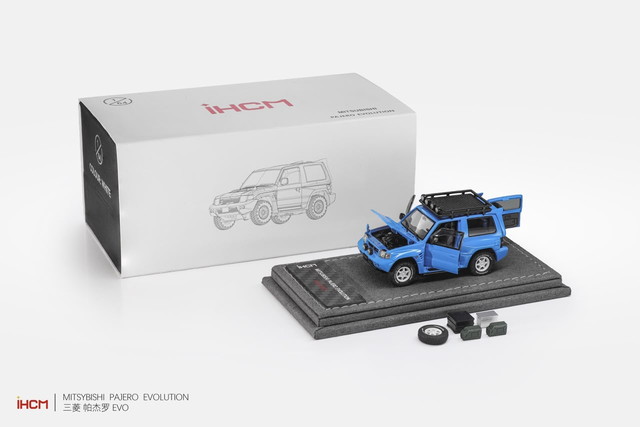 予約 iHCM64003-BL IHCM 1/64 三菱 パジェロ エボリューション