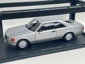 1/18 �����ȥ����� 76212 ��륻�ǥ� �٥�� 500 SEC COUPE 1986 SILVER