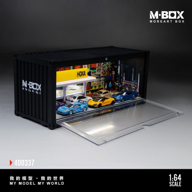 トゥーショップ フィギュア ジオラマ オブジェ レジン ガレージ 希少 レア 予約 MB400337-02 MBOX 1/64 香港 コンテナ ジオラマ HONG KONG-STYLE