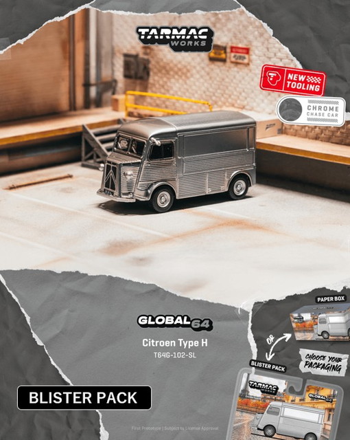 予約 T64G-102-SL-B Tarmac Works 1/64 シトロエン Citroen Type H