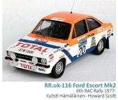 ͽ�� RRuk116 �ȥ��ե塼 1/43 �ե����� ���������� Mk2 1977ǯ RAC��꡼ 6�� #20 Kyoesti Haemaelaeinen / Howard Scott 