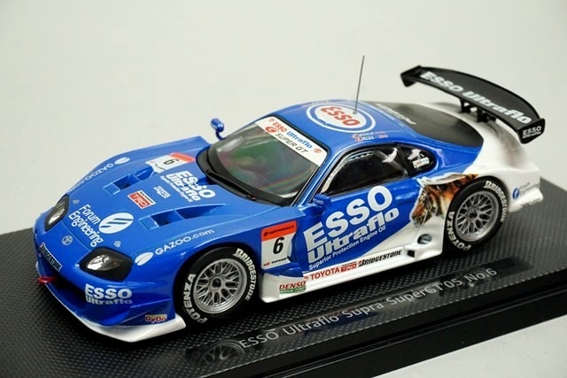 1/43 エブロ スープラ ESSO サイン入り 2005 脇阪寿一 飯田彰 1/43 エブロ スープラ ESSO サイン入り 2005 脇阪寿一 飯田彰