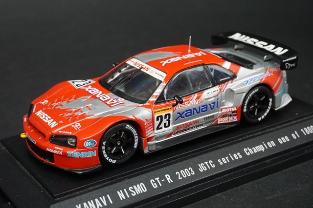 エブロ。1/43ザナゥ゙ィニスGTR。 エブロ 1/43 ザナヴィ ニスモ Z 2006 テストカー スーパーGT