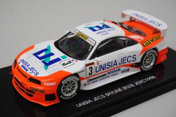 1/43 エブロ 44194 日産 ユニシア ジェックス スカイライン (R33