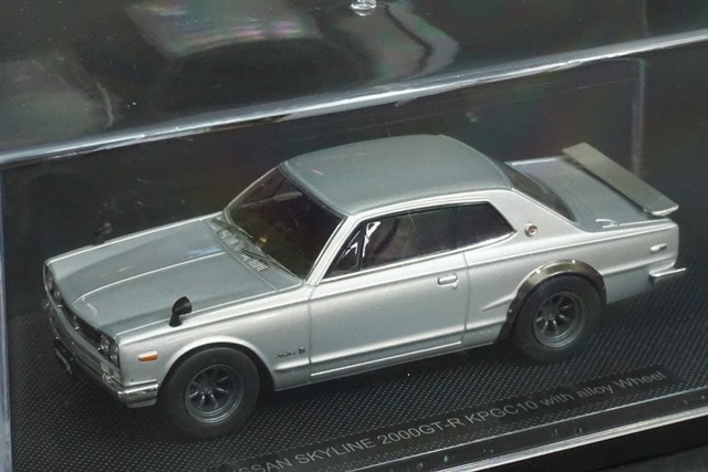 1/43 エブロ 44311 日産 スカイライン 2000GT-R KPGC10 1/43 エブロ 44311 日産 スカイライン 2000GT-R KPGC10 シルバー with