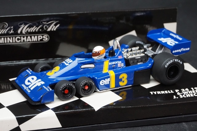 1/43 ミニチャンプス 430760003 ティレル P34 6輪車 J