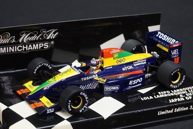 1/43 ミニチャンプス ラルース LC90 鈴木 亜久里 1990 日本GP 1/43 ミニチャンプス ラルース LC90 鈴木 亜久里 1990 日本GP